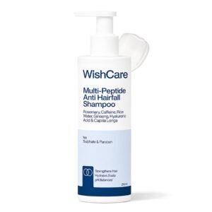 WishCare Multi Peptide Anti Hairfall Shampoo with Rosemary - Controls Hairfall - Boosts Hair Growth