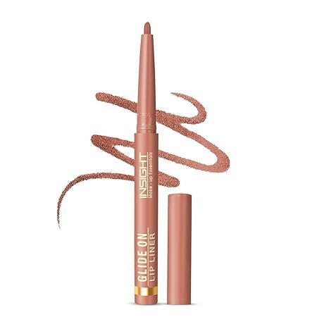 INSIGHT Glide On Lip Liner - Brownie Points | Intensely Pigmented | Ultra Smooth Texture | Long lasting Formula | Weightless Formula - 0.3 g - Image 3